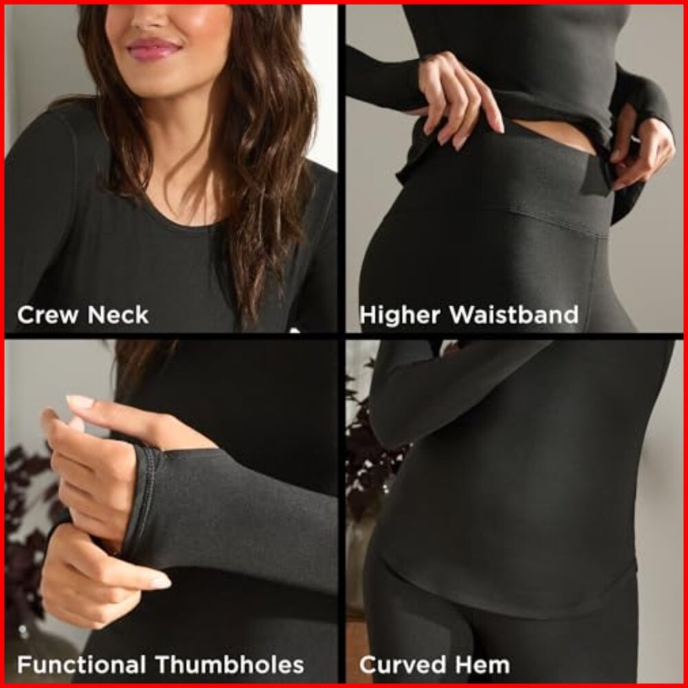 Lightweight Active Base Layer Set Long Sleeve Top… - image 3